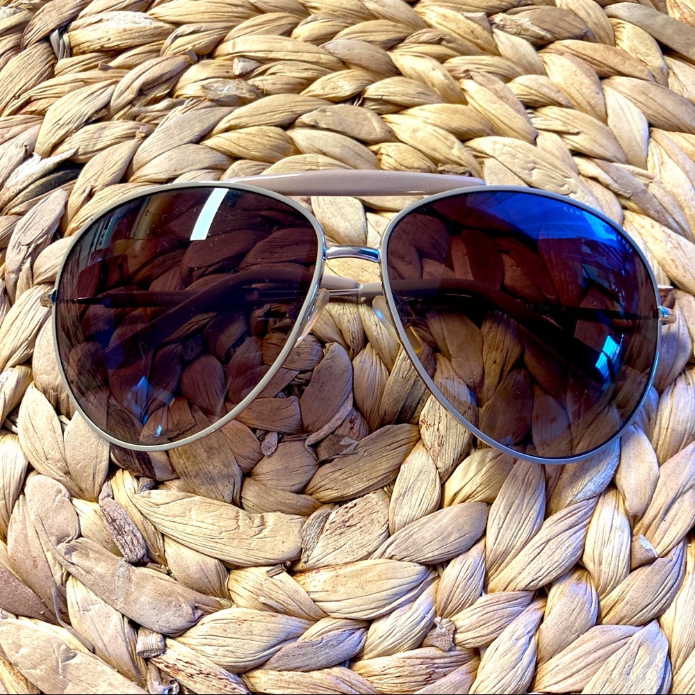 ARMANI EXCHANGE - aviator sunglasses with beige/taupe frame